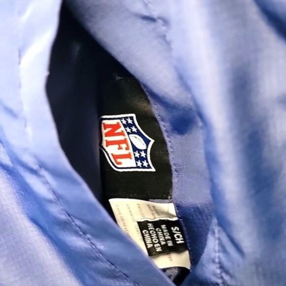 VNTG GIII Y2k Seattle Seahawks NFL Reversible Hooded Full Zip Jacket Navy/Grey S - Picture 11 of 14